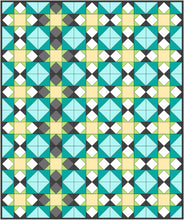 Spring Burst Block Printed Pattern