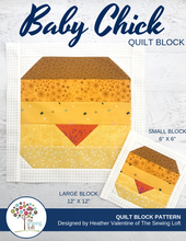 Baby Chick Quilt Block Pattern