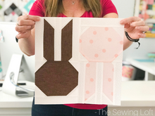 Bunny Hop Quilt Block Printed Pattern