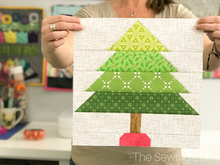Christmas Tree Quilt Block Pattern