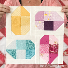 Easter Eggs Quilt Block Printed Pattern