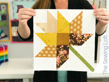 Fall Leaves Quilt Block Pattern | PDF
