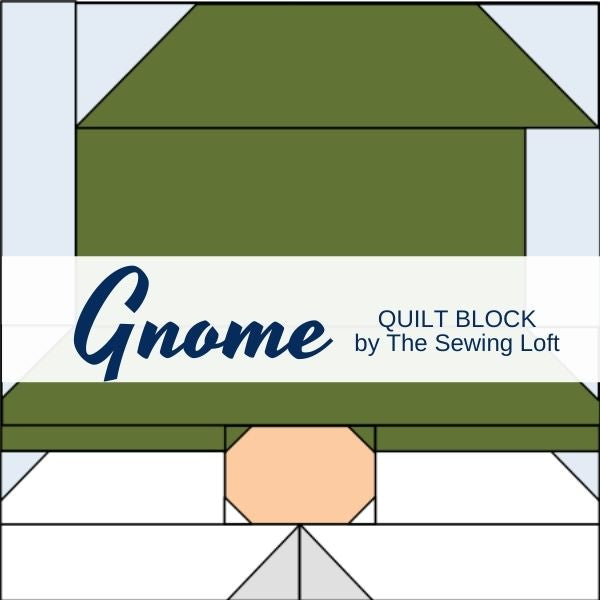 Gnome Quilt Block Pattern TheSewingLoft