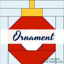 Ornament Quilt Block Pattern