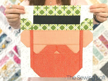 Leprechaun Quilt Block Printed Pattern