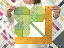 Shamrock Quilt Block Printed Pattern