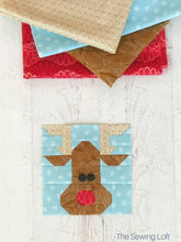 Rudolph the Reindeer Quilt Block Pattern