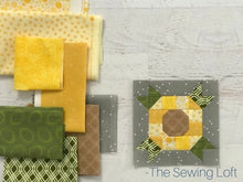 Sunflower Quilt Block Pattern