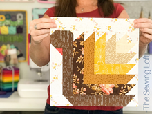 Turkey Trot Quilt Block Paper Pattern