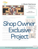 1-2 Block Table Runner Layout | Shop Owner Exclusive
