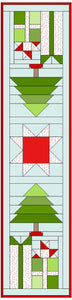 Pretty Presents Quilt Block Printed Pattern