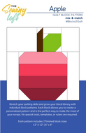 Apple Block Pattern | Wholesale