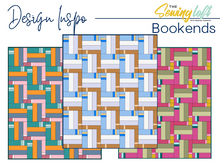 Bookends Quilt Block Printed Pattern
