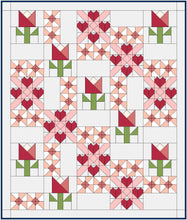 Coming Up Roses Block Printed Pattern