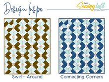 Connecting Corners Quilt Block Printed Pattern