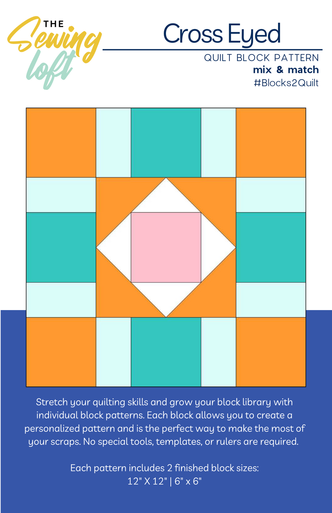 Cross Eyed Block Printed Pattern