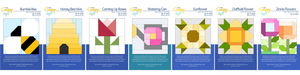Garden Blooms Quilt Block Bundle Set