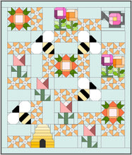 Bumble Bee Quilt Block Printed Pattern
