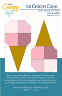 Ice Cream Cone Block Pattern | Wholesale