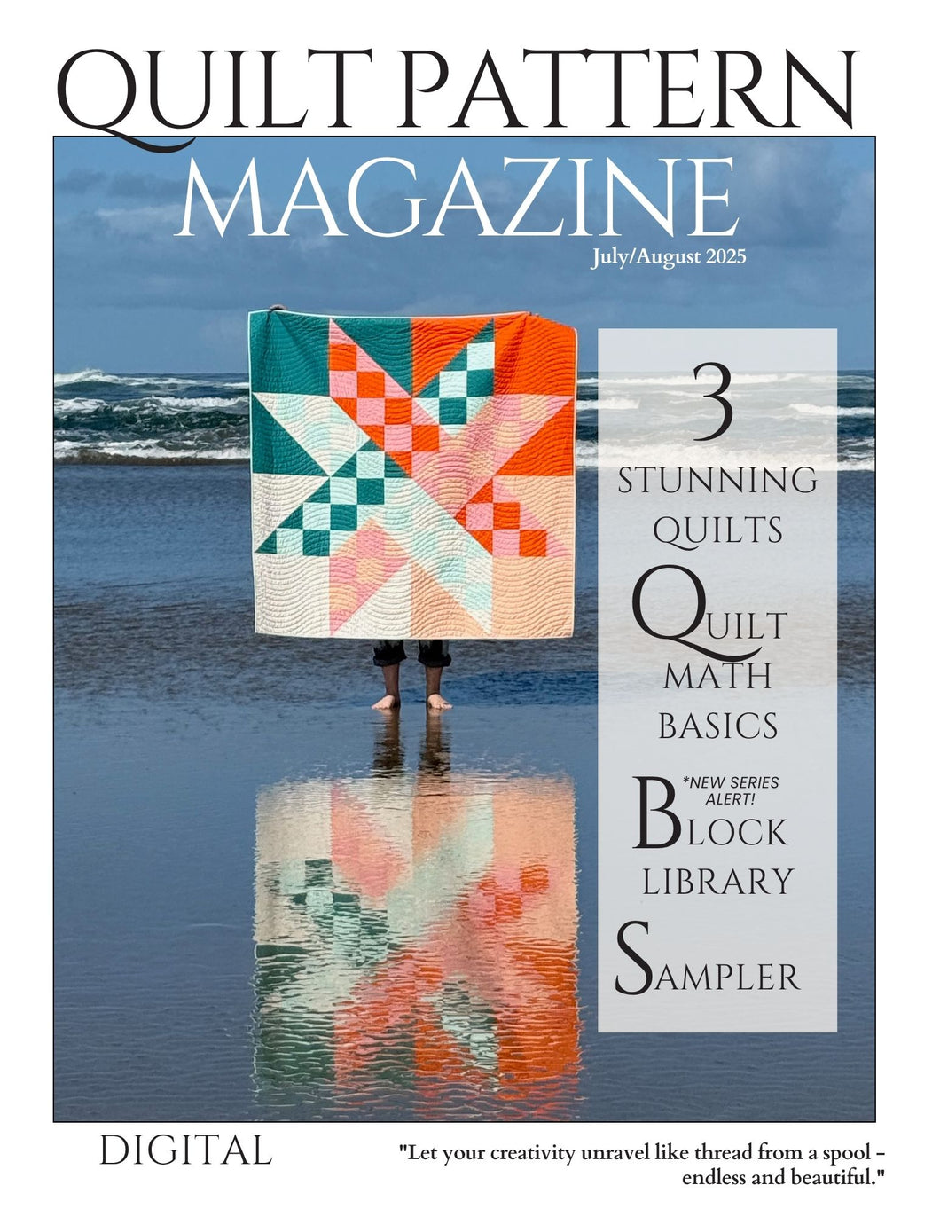The Quilt Pattern Magazine July/August 2025 Issue – TheSewingLoft