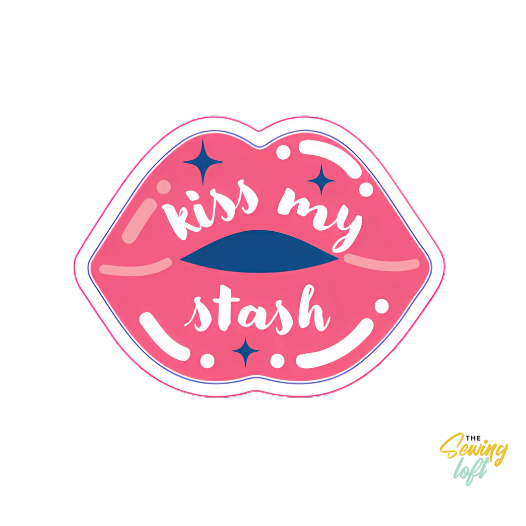 Kiss My Stash Sticker