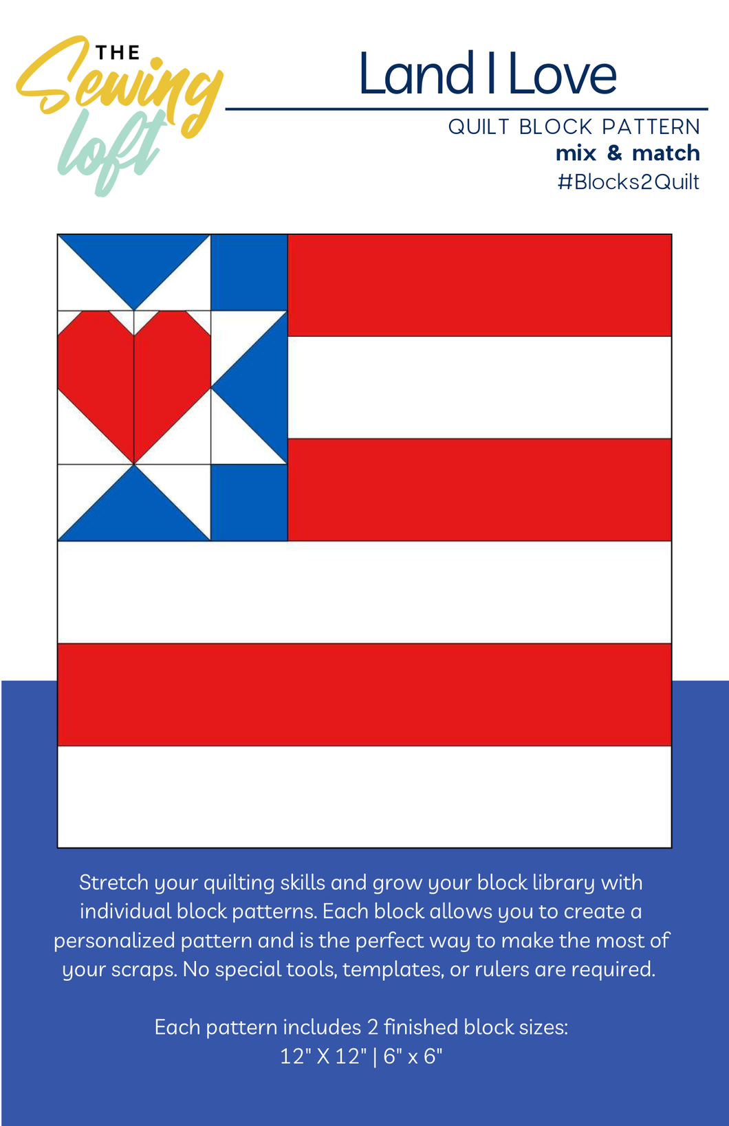 Land I Love Block Printed Pattern