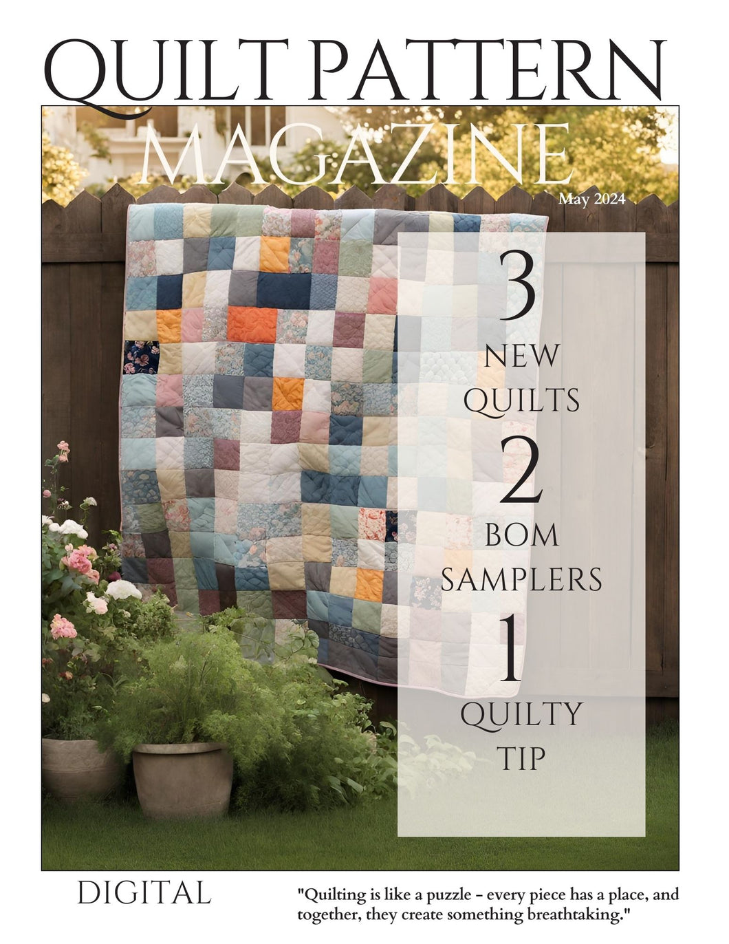 The Quilt Pattern Magazine May 2024 Issue