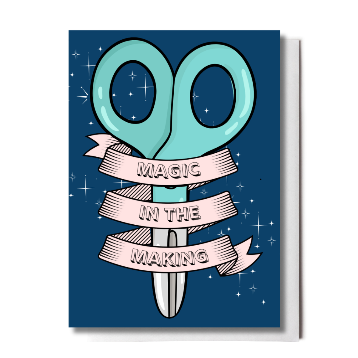 Magic Scissors Greeting Card β TheSewingLoft