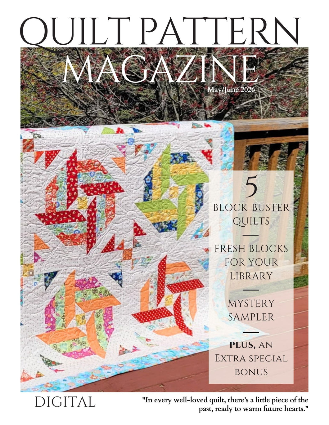 The Quilt Pattern Magazine May/June 2026 Issue – TheSewingLoft