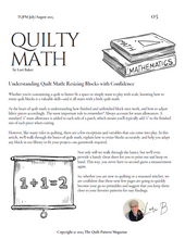 The Quilt Pattern Magazine July/August 2025 Issue