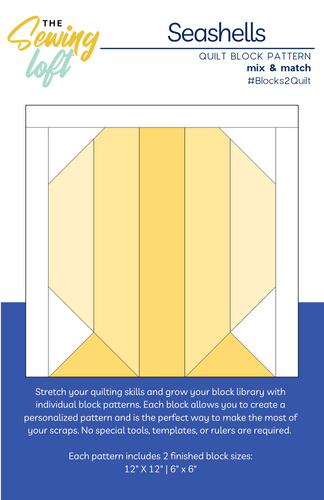 Seashells Block Printed Pattern