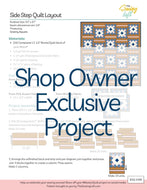 Side Step Quilt Layout | Shop Owner Exclusive