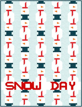 Snowman Quilt Block Printed Pattern