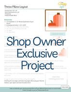 Throw Pillow Layout | Shop Owner Exclusive
