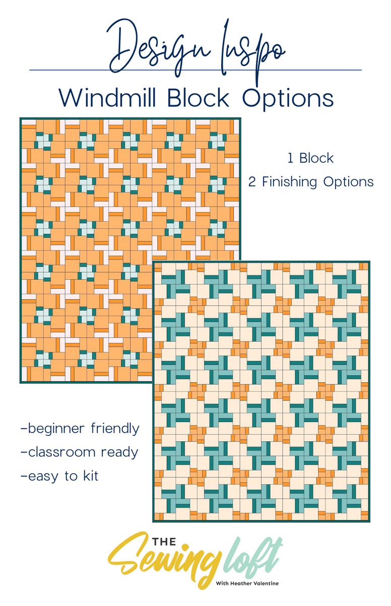 Windmill Quilt Block Pattern – TheSewingLoft
