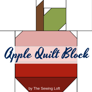 Apple Quilt Block Pattern