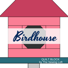 Birdhouse Quilt Block Pattern