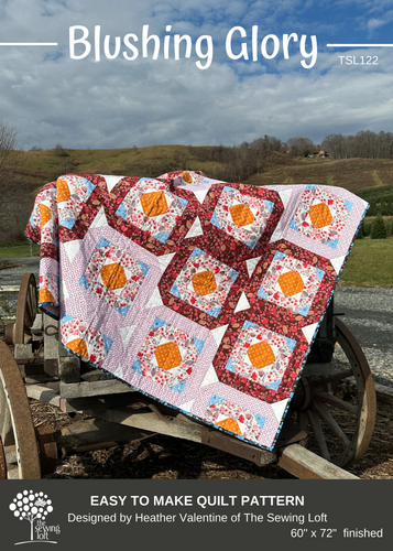 Blushing Glory Postcard Quilt Pattern