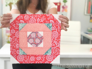 Blushing Glory Quilt Block Pattern