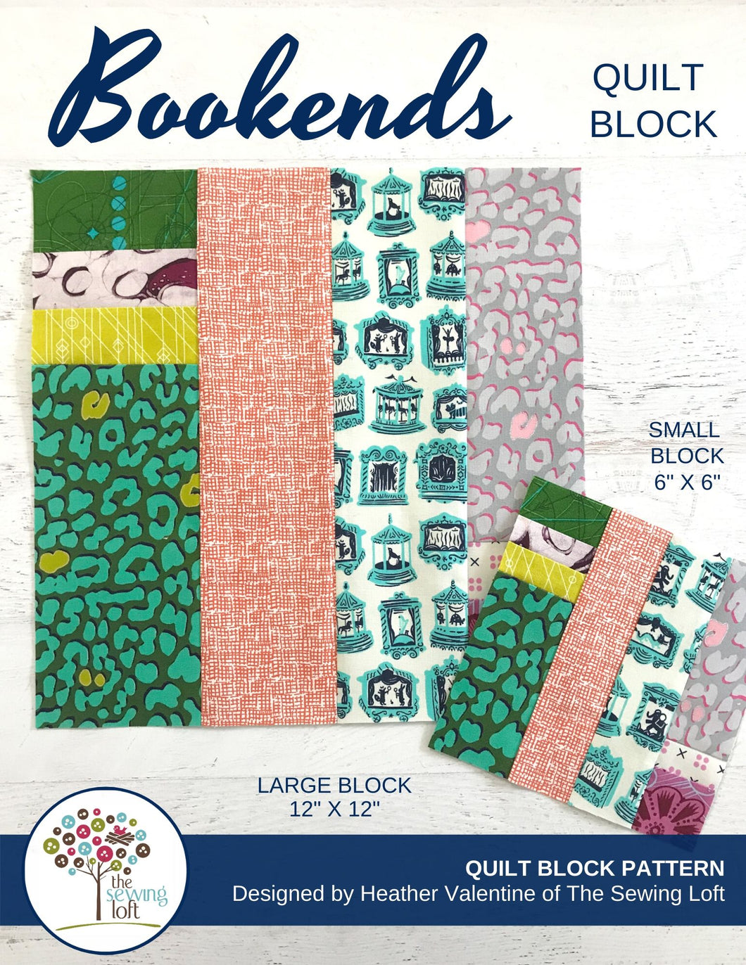 Bookends Quilt Block Pattern