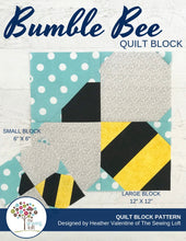 Bumble Bee Quilt Block Pattern