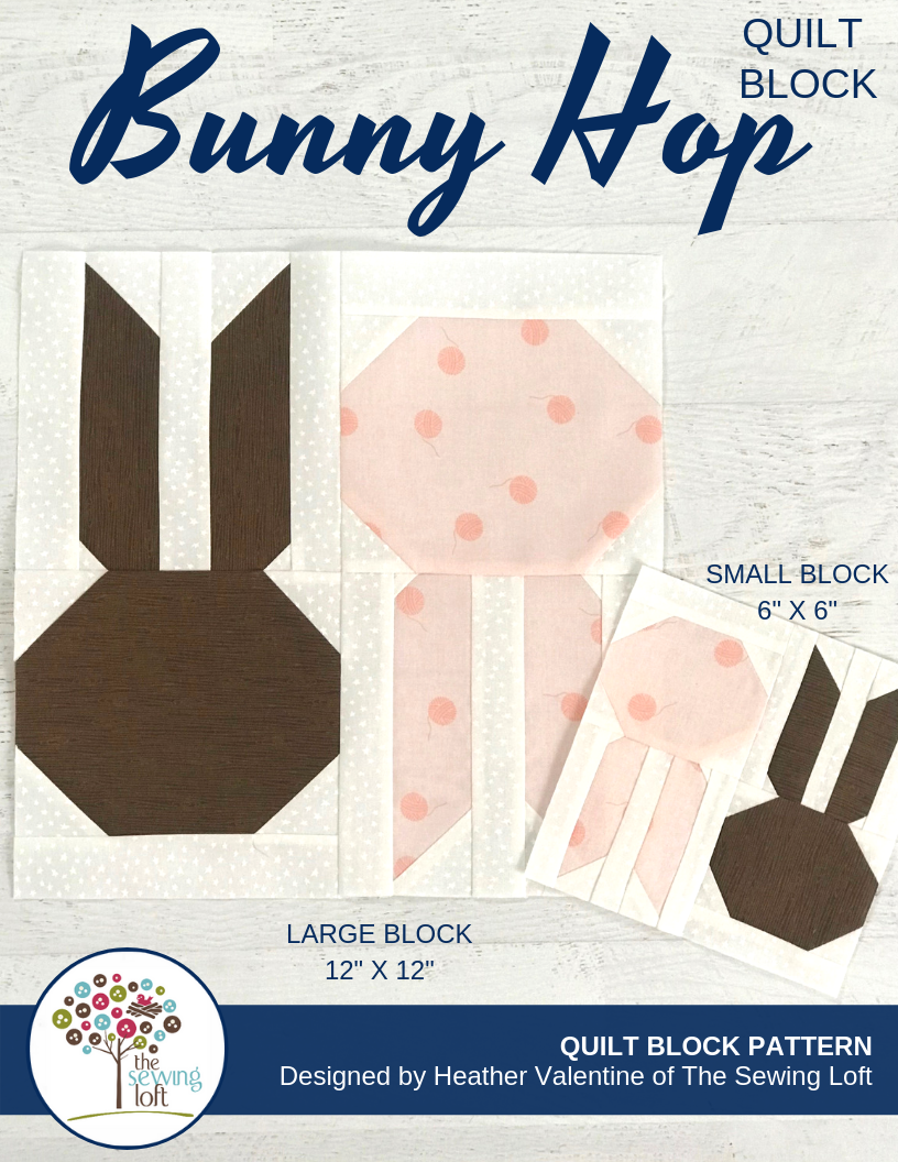 Bunny Hop Quilt Block Pattern