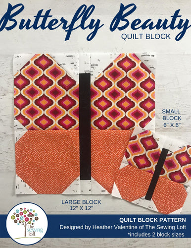 Butterfly Beauty Quilt Block Pattern