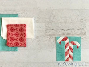 Candy Canes Quilt Block Pattern