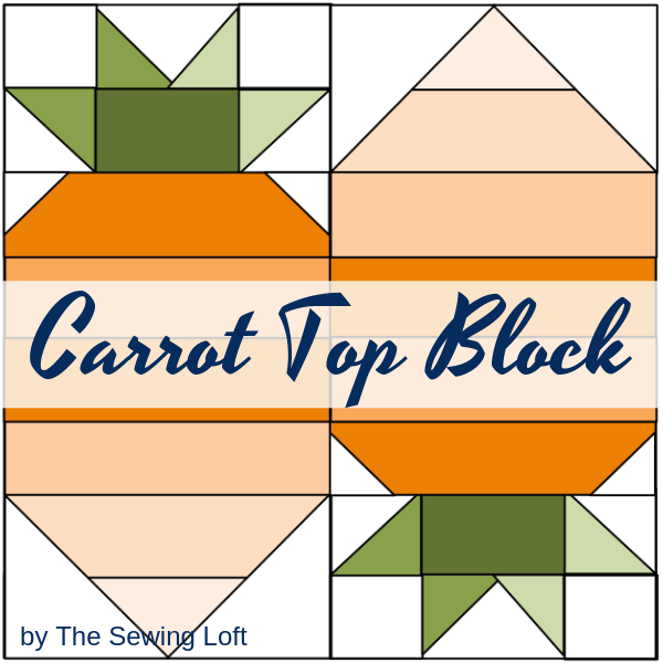 Carrot Top Quilt Block Pattern – TheSewingLoft