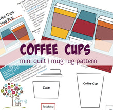 Coffee Cup Mini Quilt