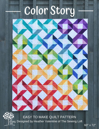 Color Story Quilt Pattern | PDF