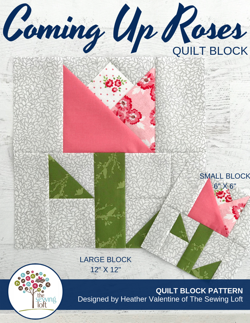 Coming Up Roses Block Pattern