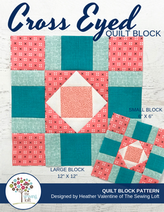 Cross-Eyed Quilt Block Pattern