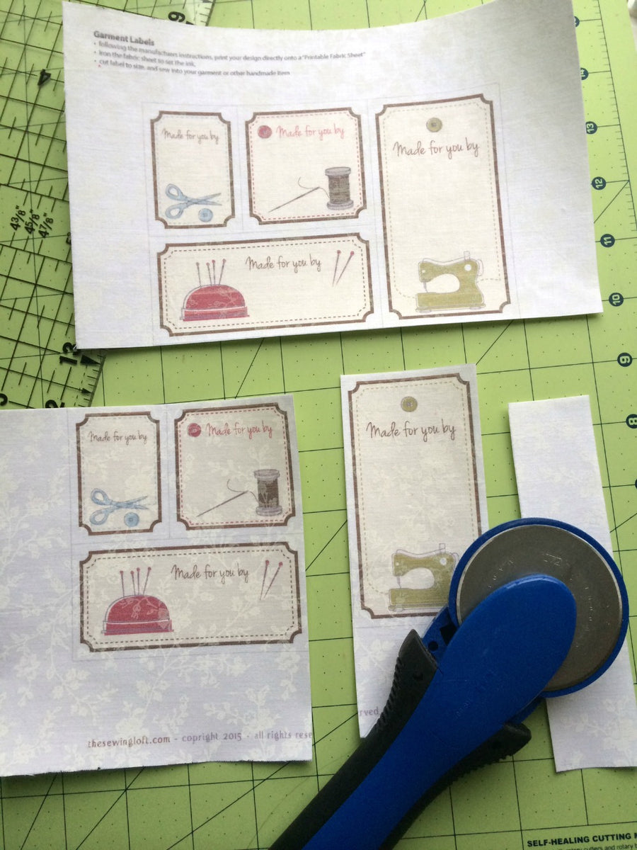 Printable Quilt Labels TheSewingLoft